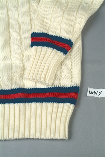 Picture of Cricket Sweater Red Navy (Sleeveless) by Gray Nicolls