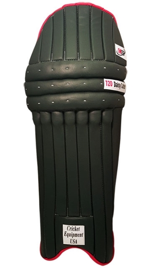 Picture of T20 Daisy Cutter Dark Green Leg Guards by Cricket Equipment USA