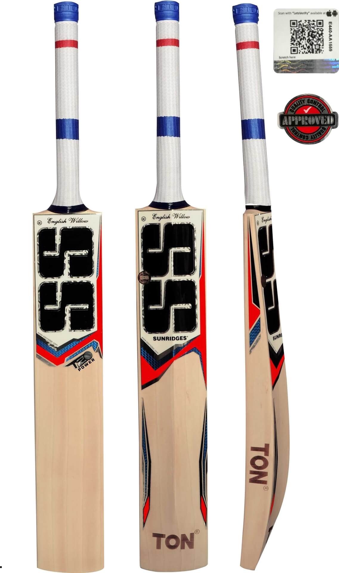 SS T20 Power English Willow Cricket Bat by Sunridges Price 175.00 Shop