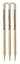 Picture of Cricket Wooden Set of 6 Stumps with Bails Color Brown Standard Size